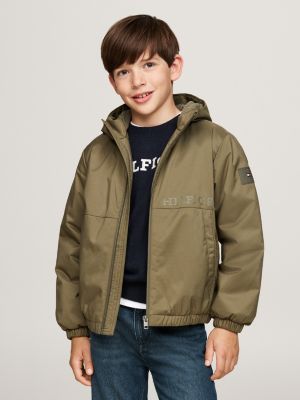 Ripstop Lightweight Relaxed Padded Jacket Green Tommy Hilfiger