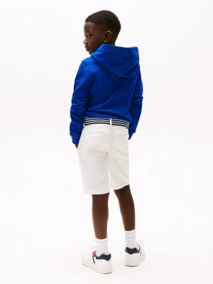 white belted woven shorts for boys tommy hilfiger