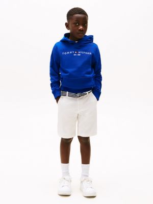 white belted woven shorts for boys tommy hilfiger