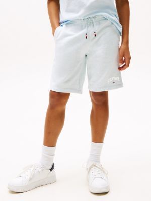 grijs varsity sweatshort voor jongens - tommy hilfiger