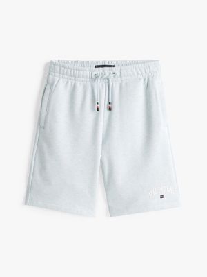 grau varsity sweat-shorts mit logo für jungen - tommy hilfiger