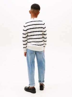 jeans taglio dritto blu da bambini tommy hilfiger