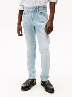 blau scanton slim jeans für jungen - tommy hilfiger