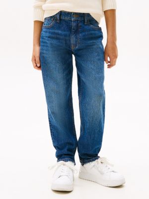 blue relaxed jeans for boys tommy hilfiger