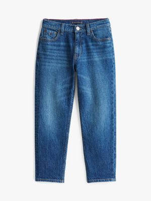 blue relaxed jeans for boys tommy hilfiger