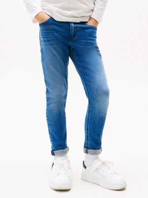 blau scanton slim jeans für jungen - tommy hilfiger