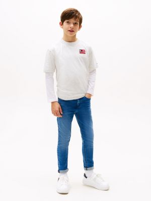 blue scanton slim jeans for boys tommy hilfiger