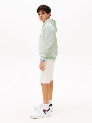 green varsity logo hoody for boys tommy hilfiger