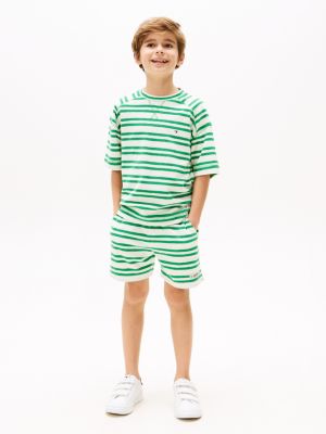 multi terry short sleeve jumper for boys tommy hilfiger