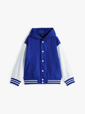 multi varsity back logo bomber jacket for boys tommy hilfiger