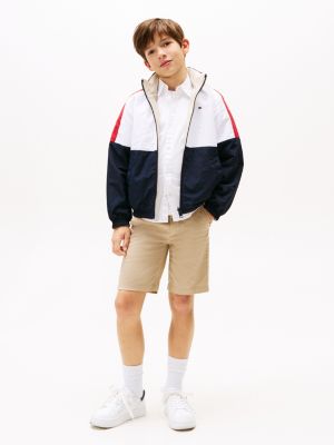 multi reversible colour-blocked jacket for boys tommy hilfiger