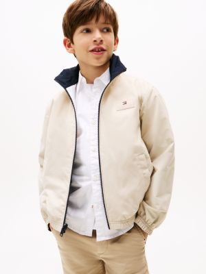 multi reversible colour-blocked jacket for boys tommy hilfiger