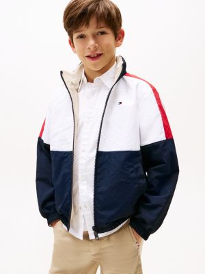 multi reversible colour-blocked jacket for boys tommy hilfiger