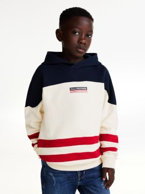 Color Block Hoodie mit Streifen Multi Tommy Hilfiger