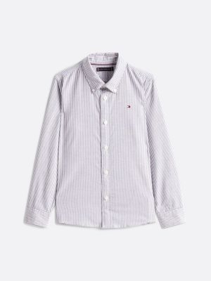 camicia flex a righe ithaca multicolore da bambini tommy hilfiger