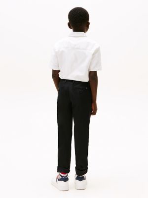 black 1985 collection chinos for boys tommy hilfiger