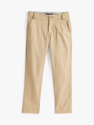 beige 1985 collection chinos for boys tommy hilfiger