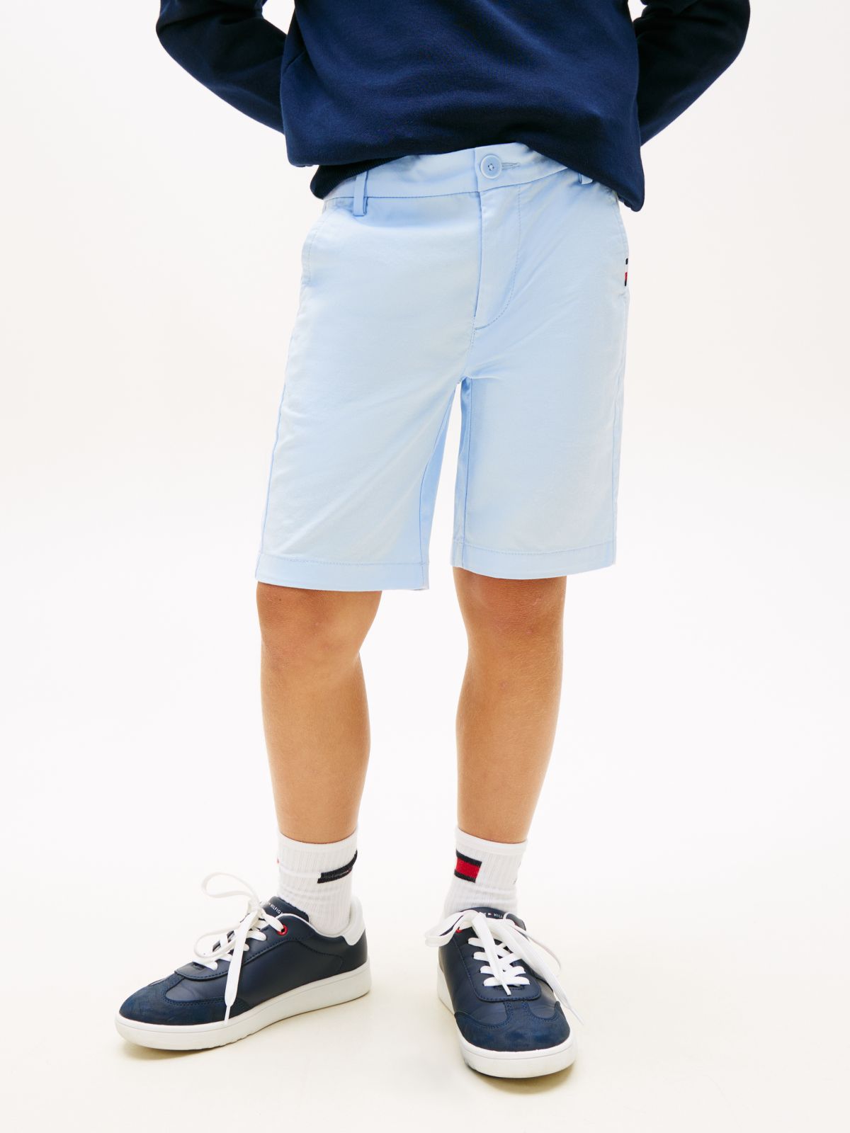 1985 Essential Twill Chino Shorts — Blue