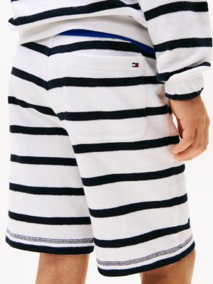 multi textured breton stripe shorts for boys tommy hilfiger