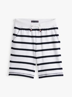 multi textured breton stripe shorts for boys tommy hilfiger