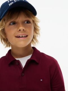 Essential Regular Fit Long Sleeve Polo Shirt — Purple 3