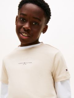 Essential Logo T-Shirt And Shorts Set — Beige 2