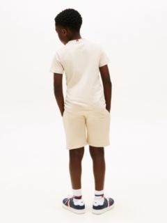 Essential Logo T-Shirt And Shorts Set — Beige 4