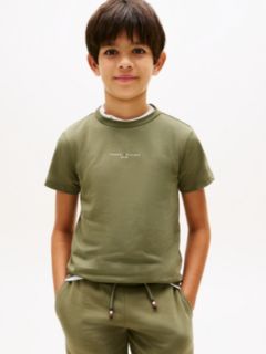 Essential Logo T-Shirt And Shorts Set — Green 2