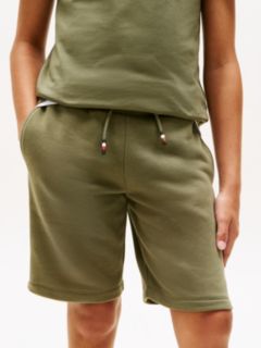 Essential Logo T-Shirt And Shorts Set — Green 3