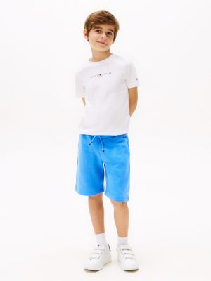 ensemble t-shirt et short en molleton multi pour garçons tommy hilfiger