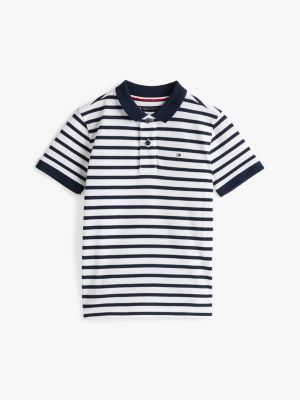 multi adaptive contrast polo shirt for boys tommy hilfiger