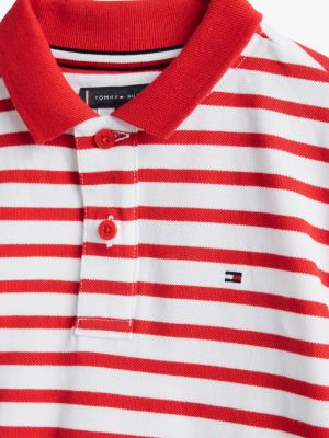 polo adaptive contrasté plusieurs couleurs pour garçons tommy hilfiger