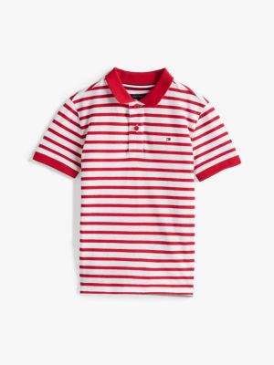 polo adaptive a contraste multi de niños tommy hilfiger