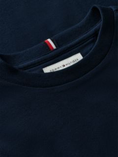 Flag Embroidery Relaxed Long Sleeve T-Shirt — Blue 7