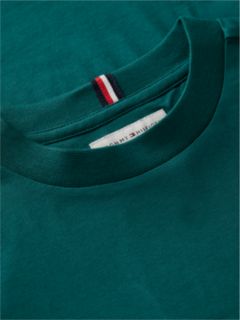 Flag Embroidery Relaxed Long Sleeve T-Shirt — Green 6