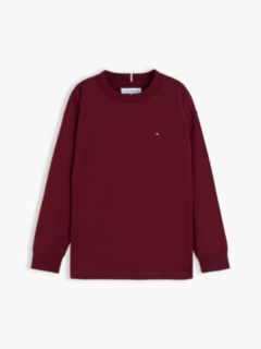 Flag Embroidery Relaxed Long Sleeve T-Shirt — Purple 5