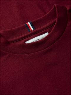 Flag Embroidery Relaxed Long Sleeve T-Shirt — Purple 6