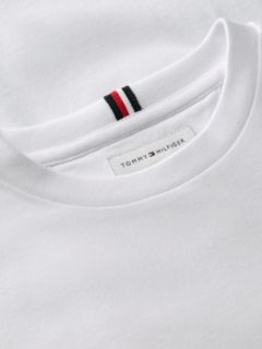 Flag Embroidery Relaxed Long Sleeve T-Shirt — White 7
