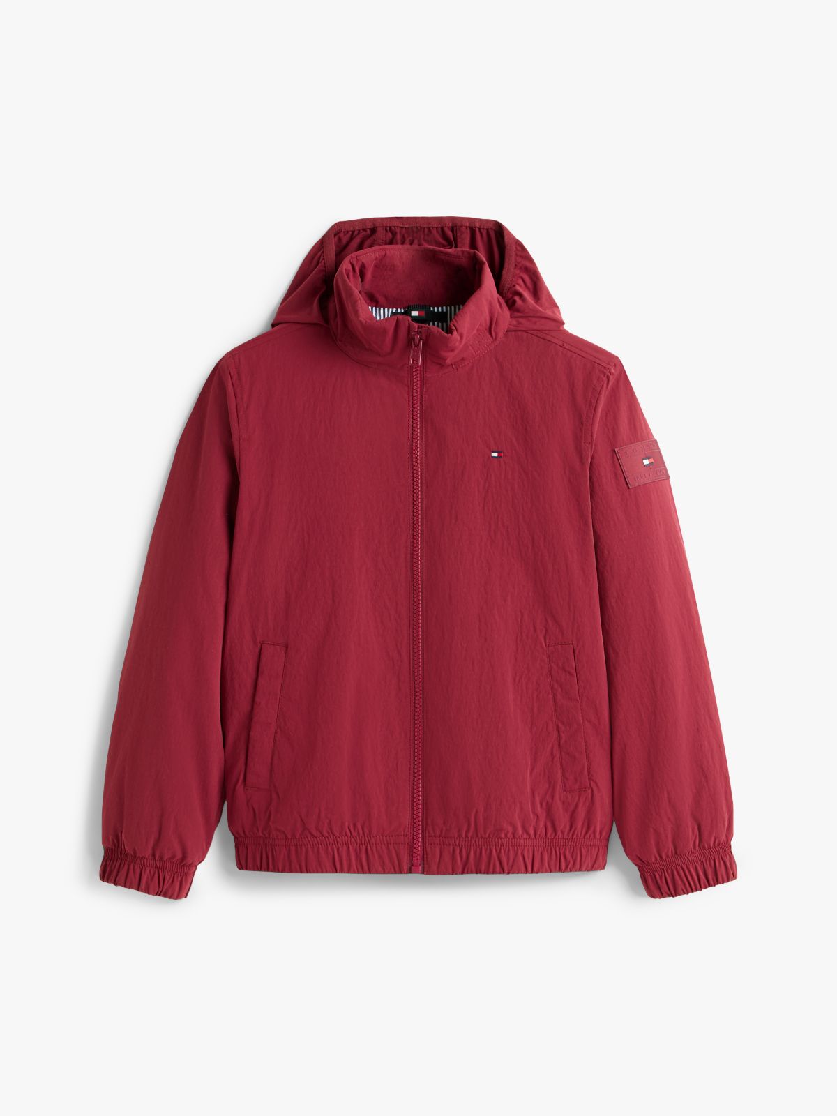 Essential Packable Hood Padded Jacket — Purple