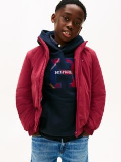 Essential Packable Hood Padded Jacket — Purple 1