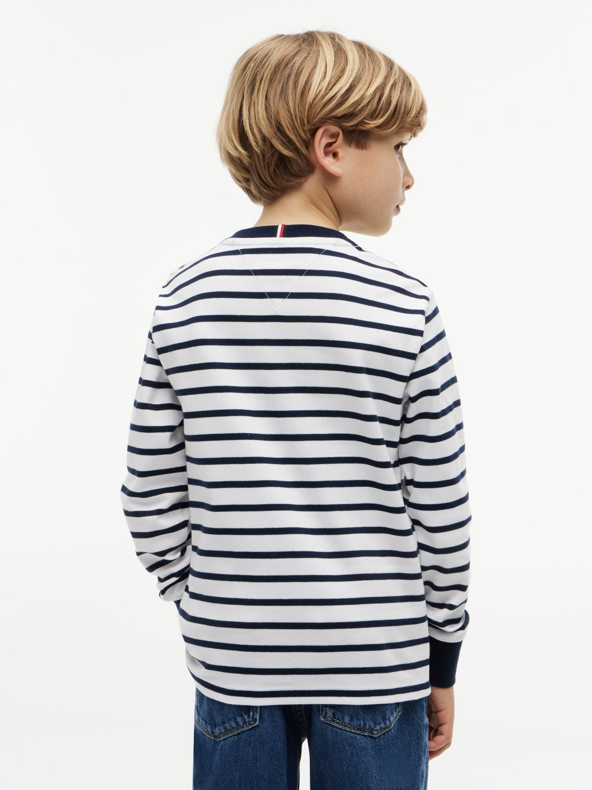 Essential Stripe Relaxed Long Sleeve T-Shirt — Multi