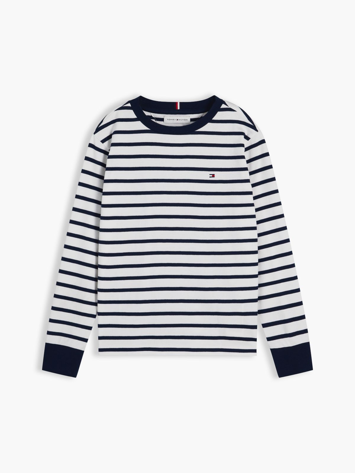 Essential Stripe Relaxed Long Sleeve T-Shirt — Multi