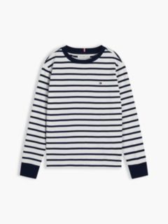 Essential Stripe Relaxed Long Sleeve T-Shirt — Multi 5