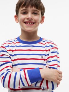 Essential Stripe Relaxed Long Sleeve T-Shirt — Multi 3