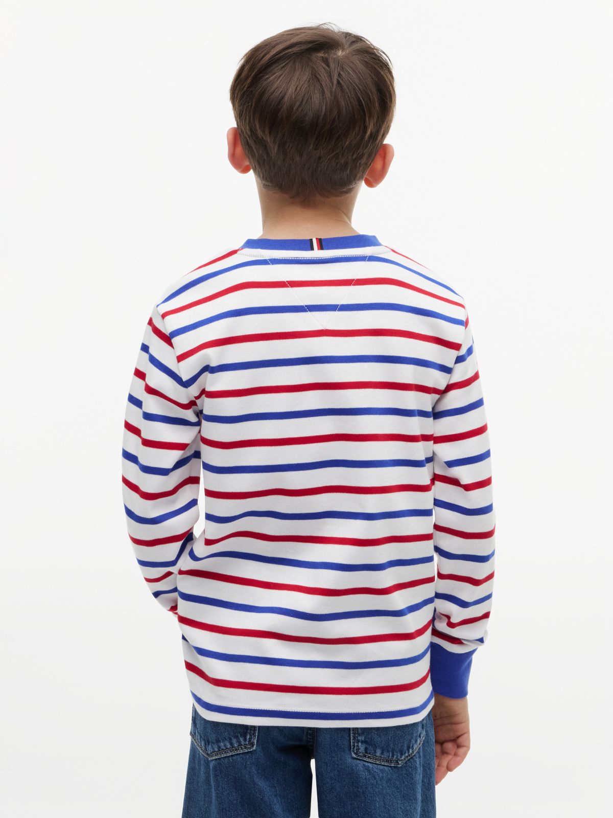 Essential Stripe Relaxed Long Sleeve T-Shirt — Multi