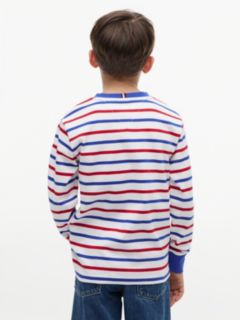 Essential Stripe Relaxed Long Sleeve T-Shirt — Multi 4