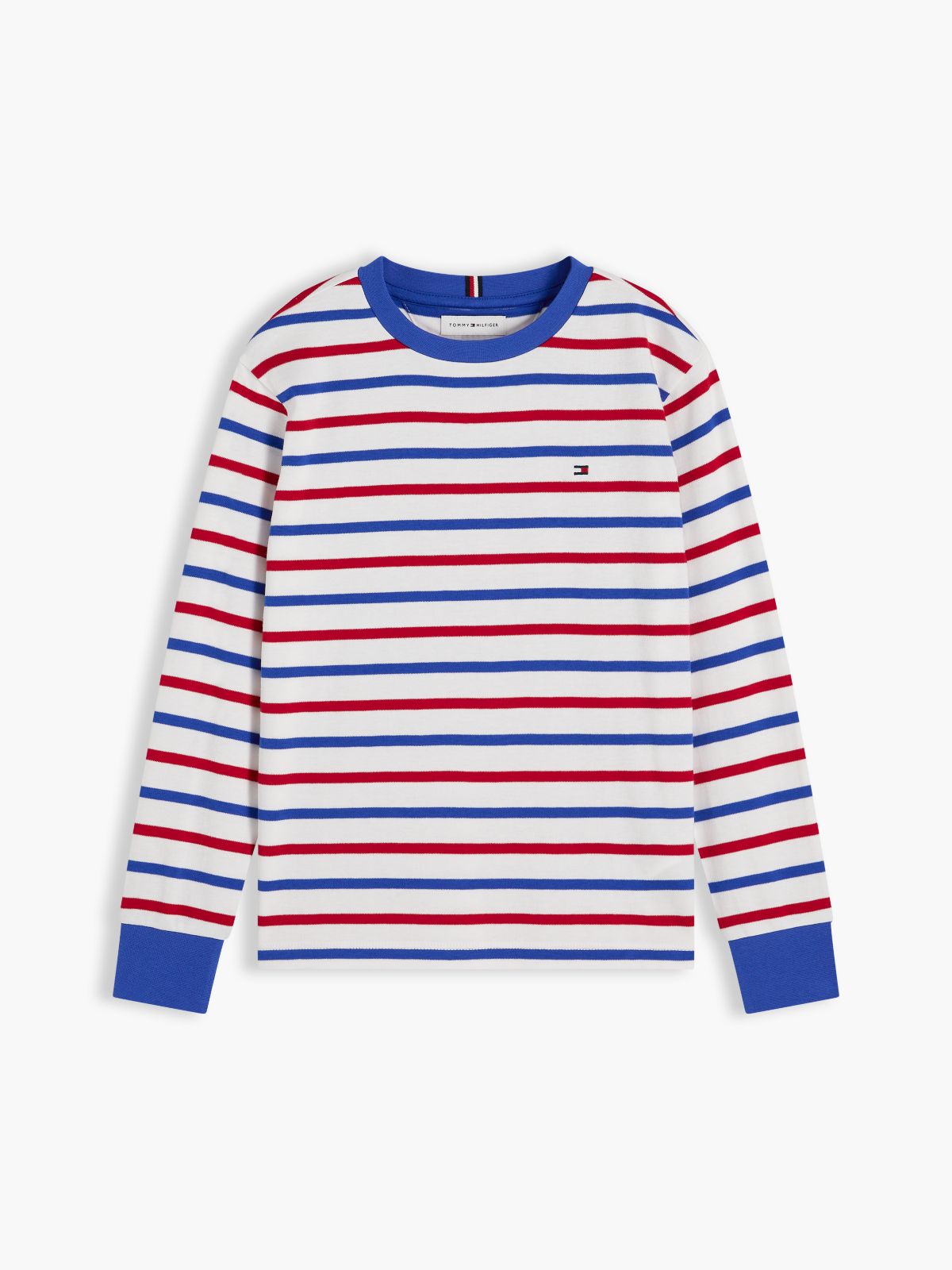 Essential Stripe Relaxed Long Sleeve T-Shirt — Multi