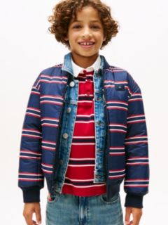Varsity Reversible Relaxed Bomber Jacket — Blue 5