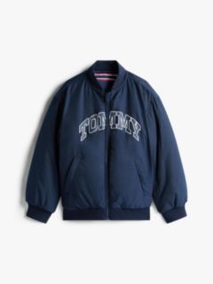 Varsity Reversible Relaxed Bomber Jacket — Blue 6