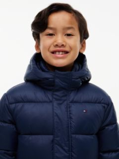 Essential Relaxed Padded Hooded Parka — Blue 2